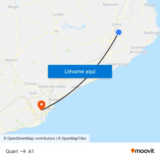 Quart to A1 map