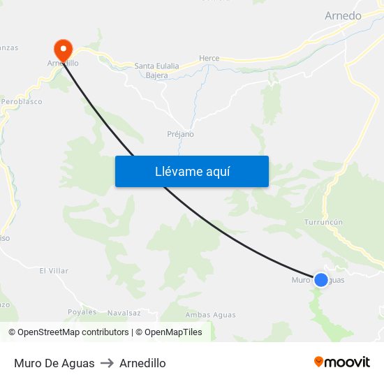 Muro De Aguas to Arnedillo map