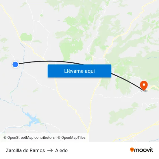 Zarcilla de Ramos to Aledo map