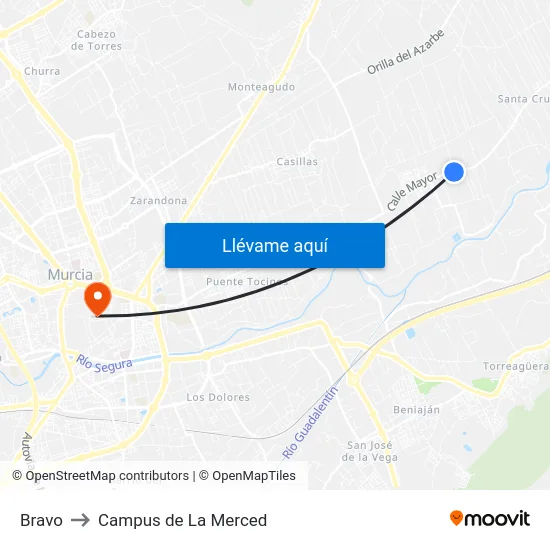Bravo to Campus de La Merced map