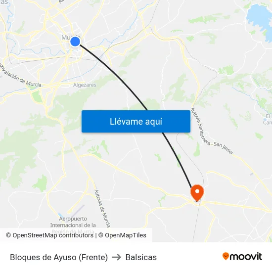 Bloques de Ayuso (Frente) to Balsicas map