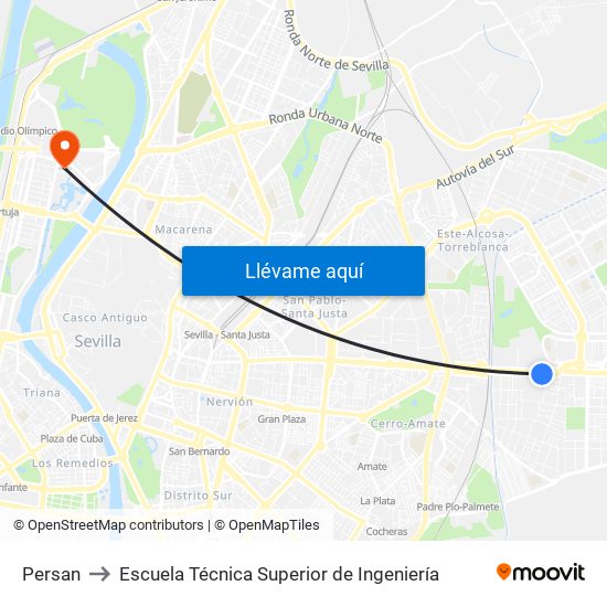 Persan to Escuela Técnica Superior de Ingeniería map