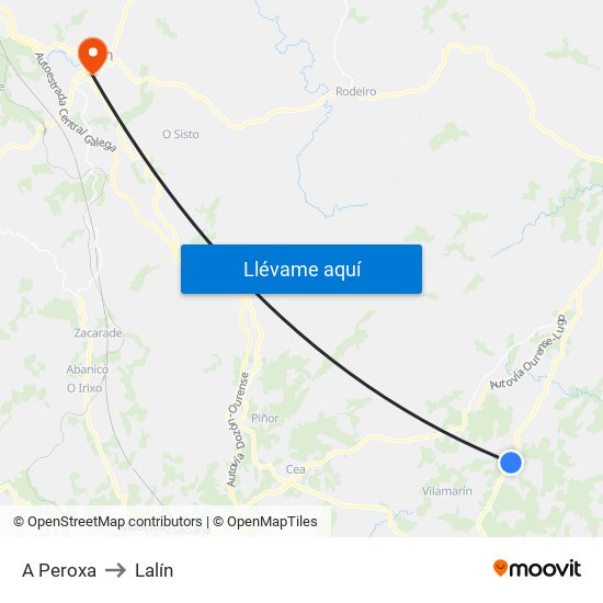 A Peroxa to Lalín map