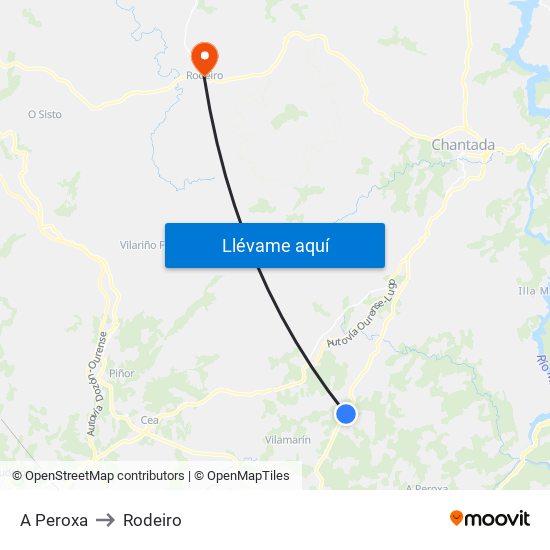 A Peroxa to Rodeiro map