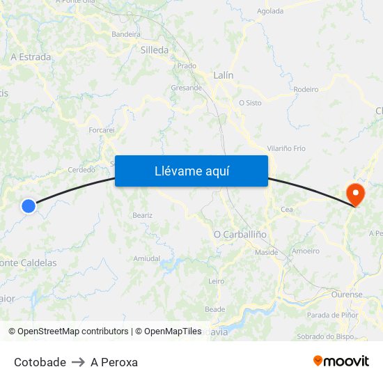 Cotobade to A Peroxa map