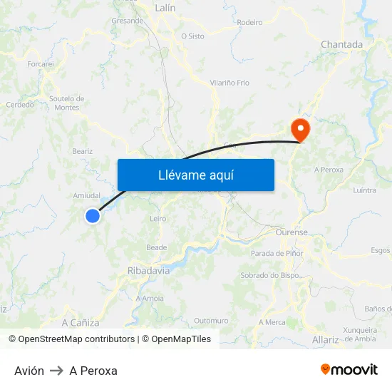 Avión to A Peroxa map