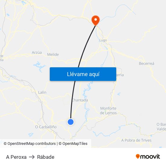 A Peroxa to Rábade map