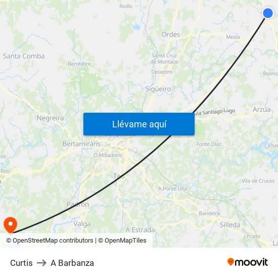 Curtis to A Barbanza map