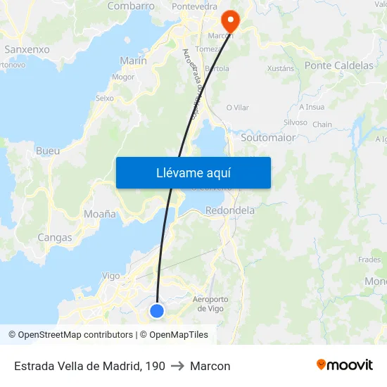 Estrada Vella de Madrid, 190 to Marcon map