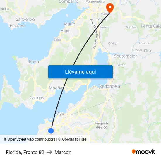 Florida, Fronte 82 to Marcon map