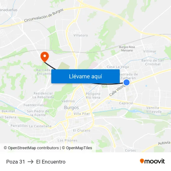 Poza 31 to El Encuentro map