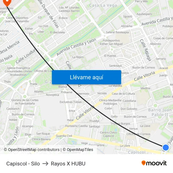 Capiscol - Silo to Rayos X HUBU map