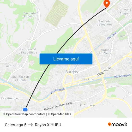 Caleruega 5 to Rayos X HUBU map