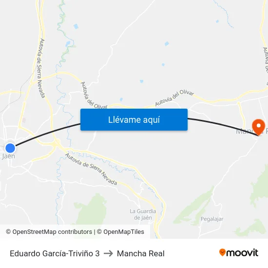 Eduardo García-Triviño 3 to Mancha Real map