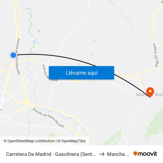 Carretera De Madrid - Gasolinera (Sentido Jaén) to Mancha Real map
