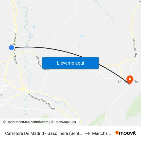 Carretera De Madrid - Gasolinera (Sentido Jaén) to Mancha Real map