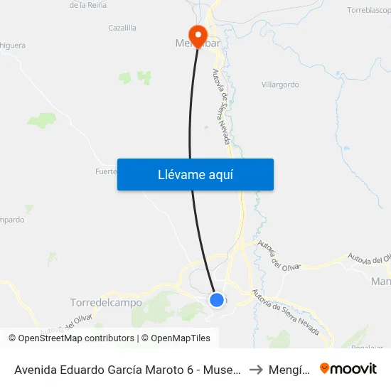 Avenida Eduardo García Maroto 6 - Museo Ibero to Mengíbar map