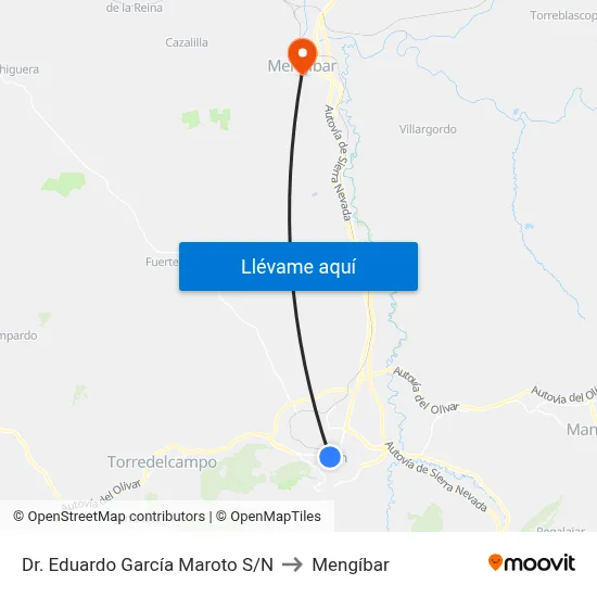 Dr. Eduardo García Maroto S/N to Mengíbar map