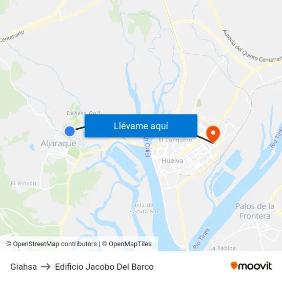 Giahsa to Edificio Jacobo Del Barco map