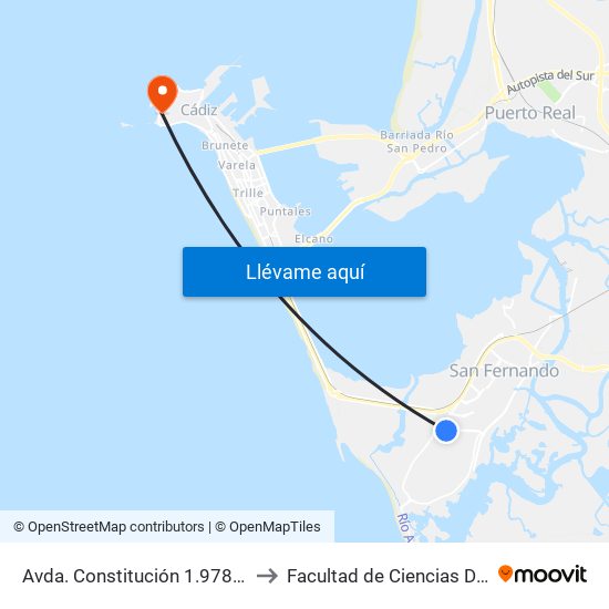 Avda. Constitución 1.978-Comisaría to Facultad de Ciencias Del Trabajo map
