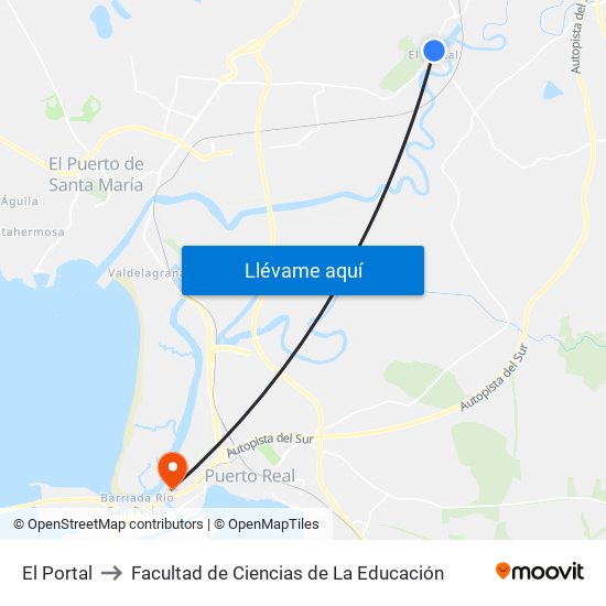 El Portal to Facultad de Ciencias de La Educación map