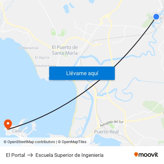 El Portal to Escuela Superior de Ingeniería map