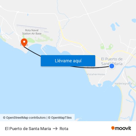 ¿Cómo llegar a Playa de La Calita en El Puerto De Santa María en Autobús?