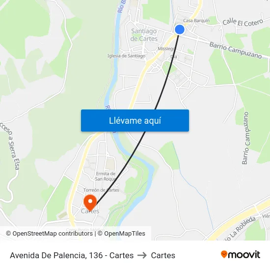 Avenida De Palencia, 136 - Cartes to Cartes map