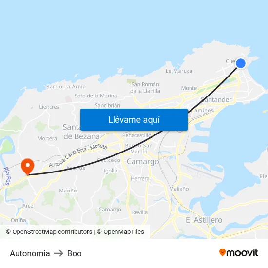 Autonomia to Boo map