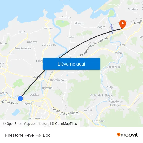 Firestone Feve to Boo map