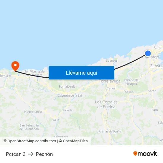 Pctcan 3 to Pechón map