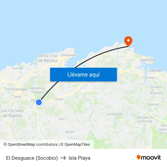 El Desguace (Socobio) to Isla Playa map