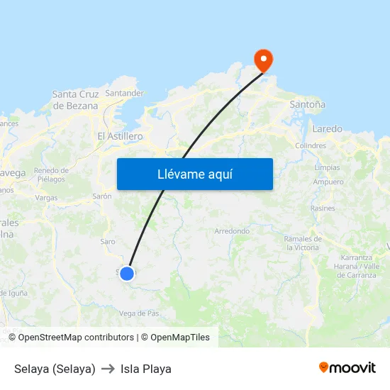 Selaya (Selaya) to Isla Playa map