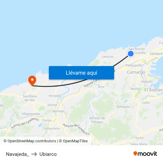 Navajeda_ to Ubiarco map