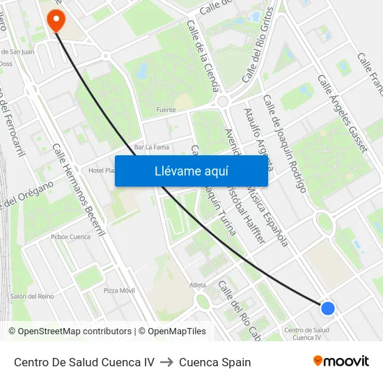 Centro De Salud Cuenca IV to Cuenca Spain map