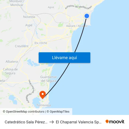 Catedrático Sala Pérez  4 to El Chaparral Valencia Spain map