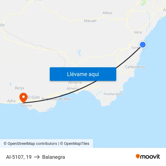 Al-5107, 19 to Balanegra map