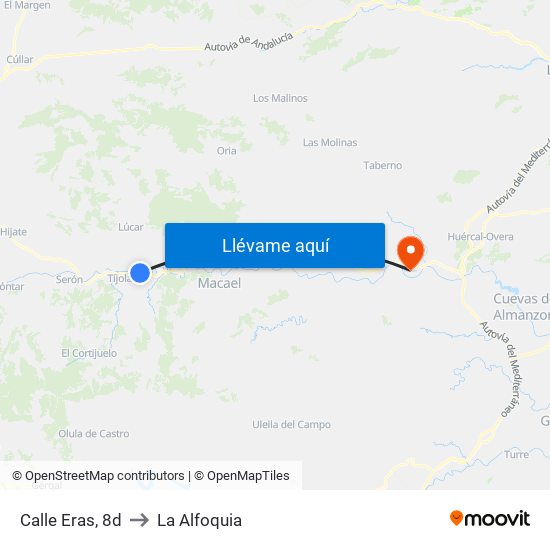 Calle Eras, 8d to La Alfoquia map