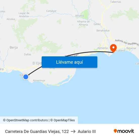 Carretera De Guardias Viejas, 122 to Aulario III map