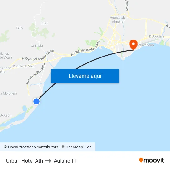 Urba - Hotel Ath to Aulario III map