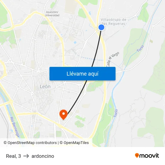 Real, 3 to ardoncino map
