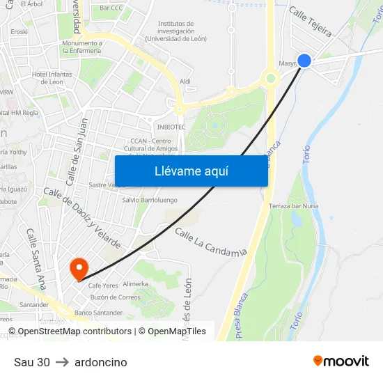 Sau 30 to ardoncino map