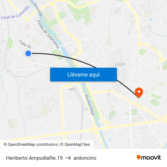 Heriberto Ampudiafte.19 to ardoncino map