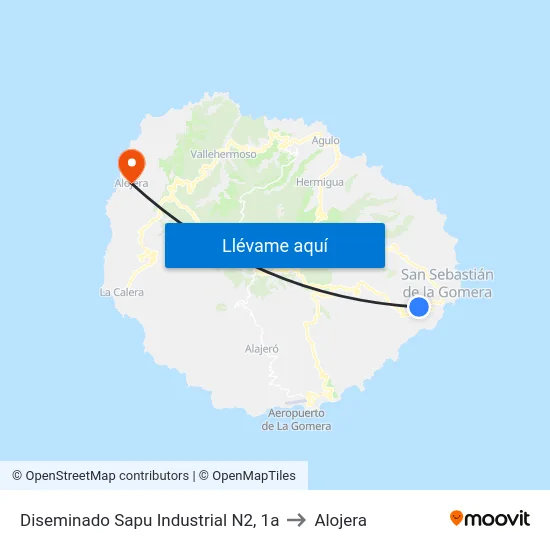 Diseminado Sapu Industrial N2, 1a to Alojera map