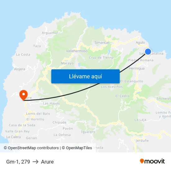 Gm-1, 279 to Arure map