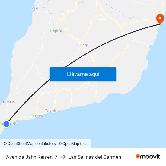 Avenida Jahn Reisen, 7 to Las Salinas del Carmen map