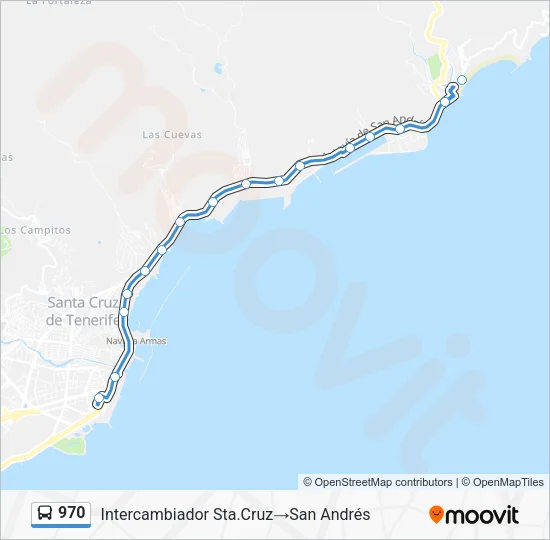 970 Bus Line Map