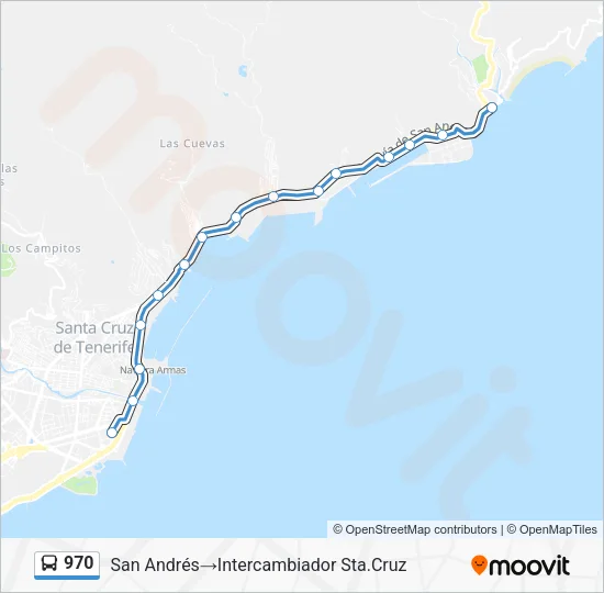 970 Bus Line Map