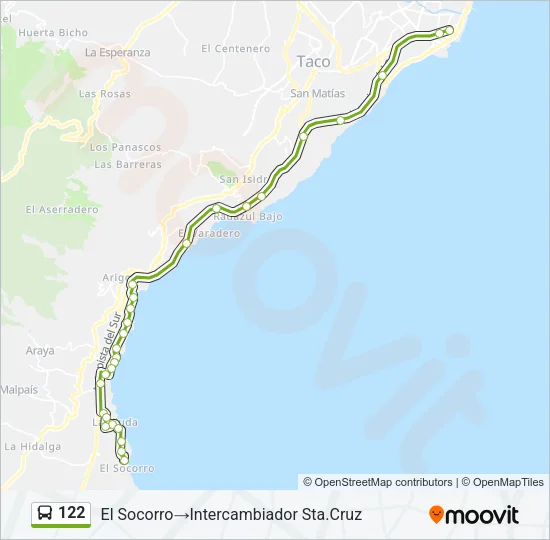 122 Bus Line Map