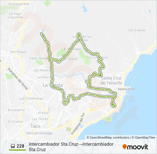 228 Bus Line Map